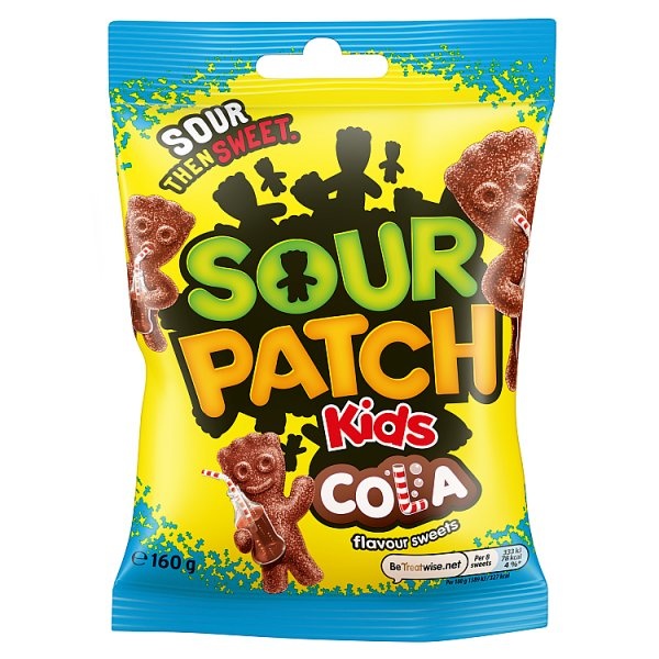 Köp Sour Patch Kids Cola 160g hos Coopers Candy