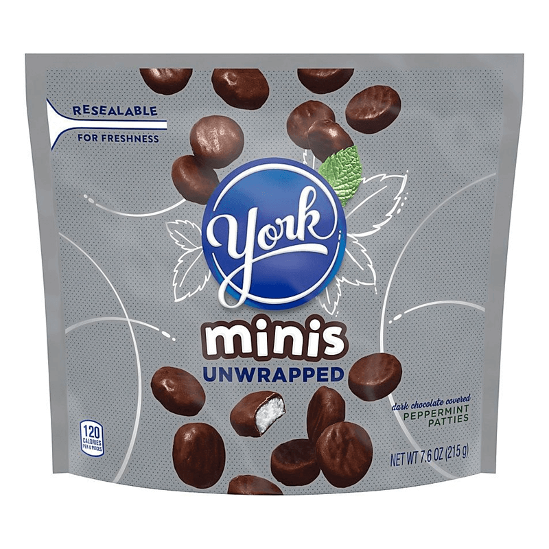 York Peppermint Patties Unwrapped Minis 215g