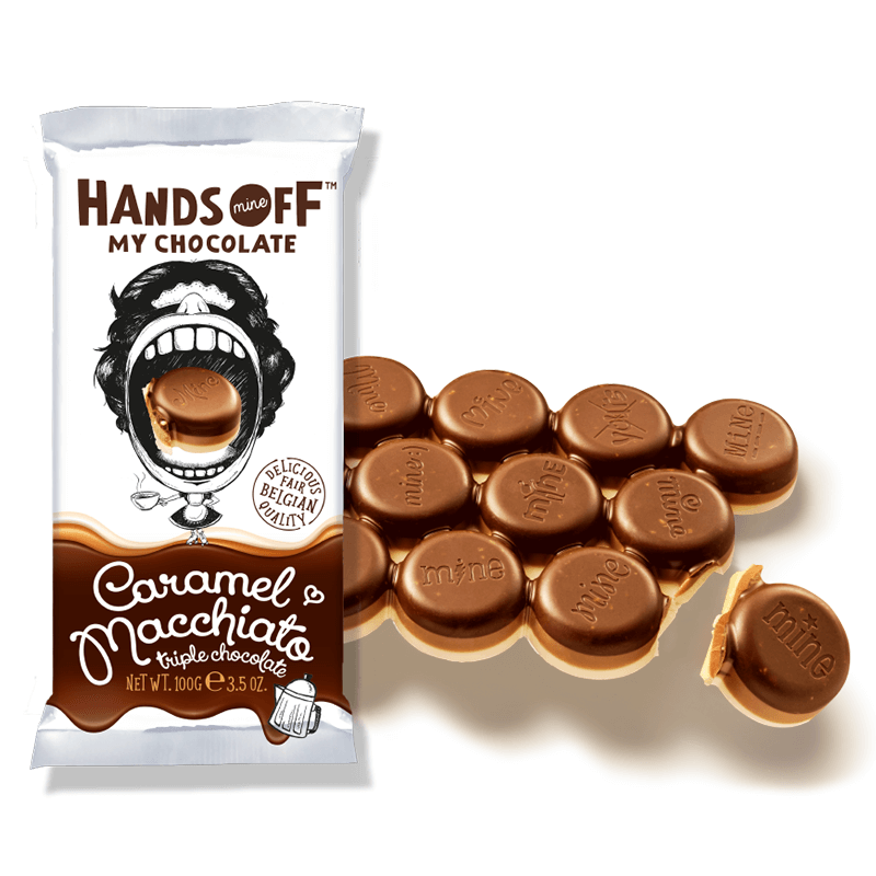 Bild av Hands Off My Chocolate - Caramel Macchiato Triple Chocolate 100g