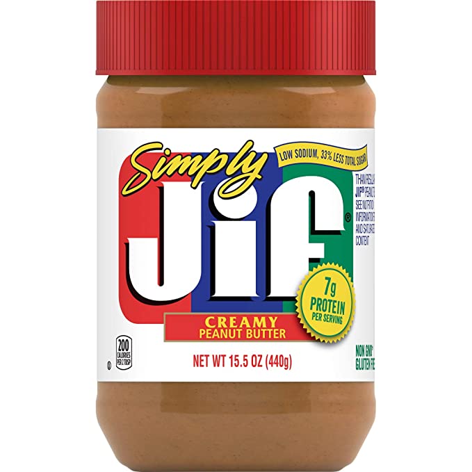 JIF Simply Creamy Peanut Butter 440g