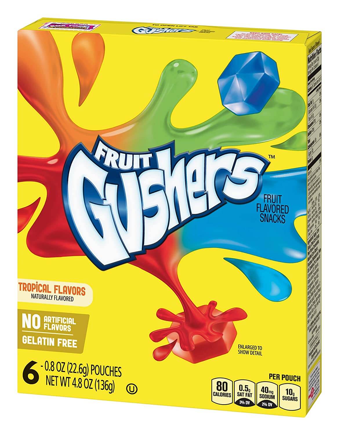 Läs mer om Fruit Gushers - Tropical Flavors 136g