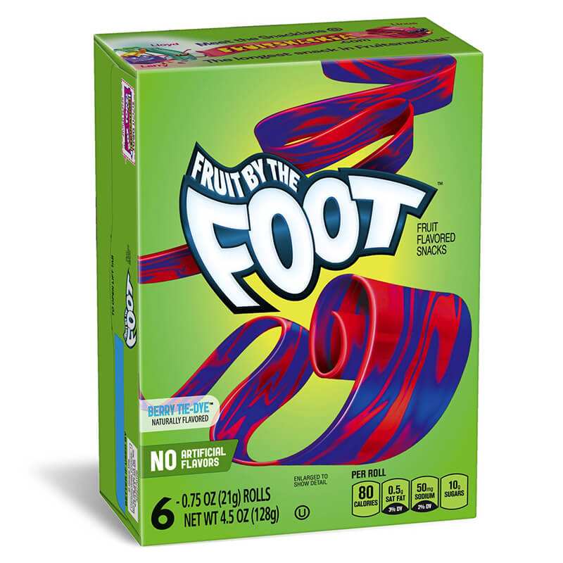 Läs mer om Fruit By The Foot - Berry Tie-Die 128g