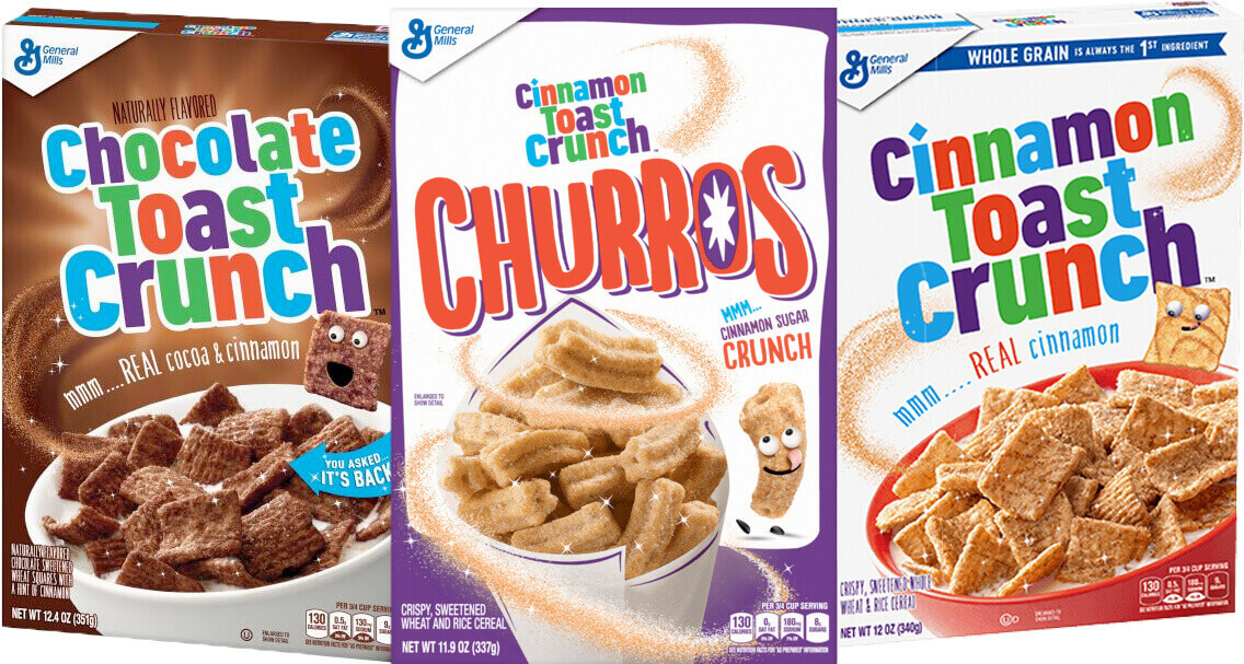 Cinnamon Toast Crunch Trio