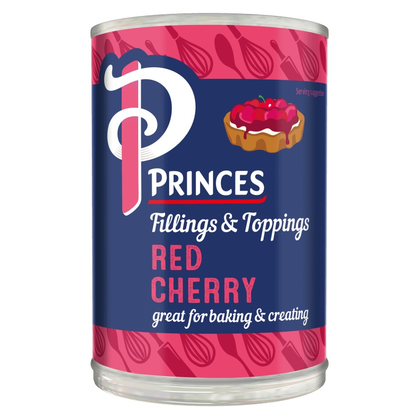 Läs mer om Princes Red Cherry Fruit Filling 410g