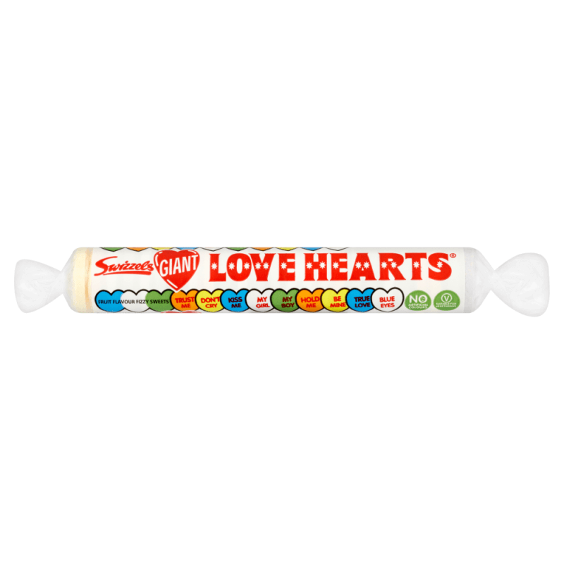 Läs mer om Swizzels Giant Love Hearts 39g