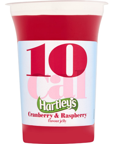 Läs mer om Hartleys 10 Cal Cranberry & Raspberry Jelly Pot 175g
