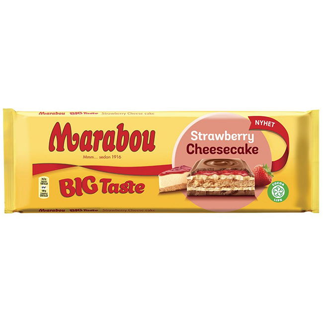 Marabou Strawberry Cheesecake 300g