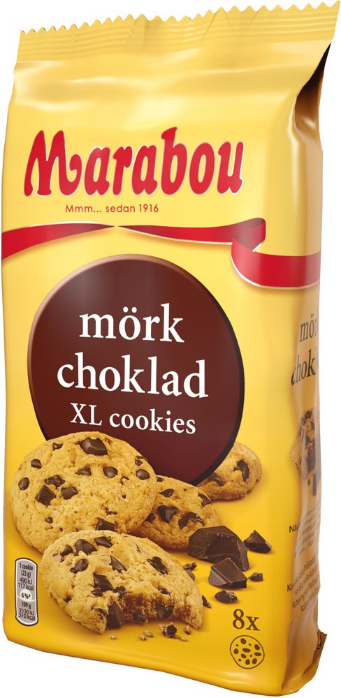 Läs mer om Marabou XL Cookies Mörk Choklad 184g