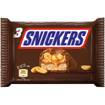 Läs mer om Snickers 3-pack 150g