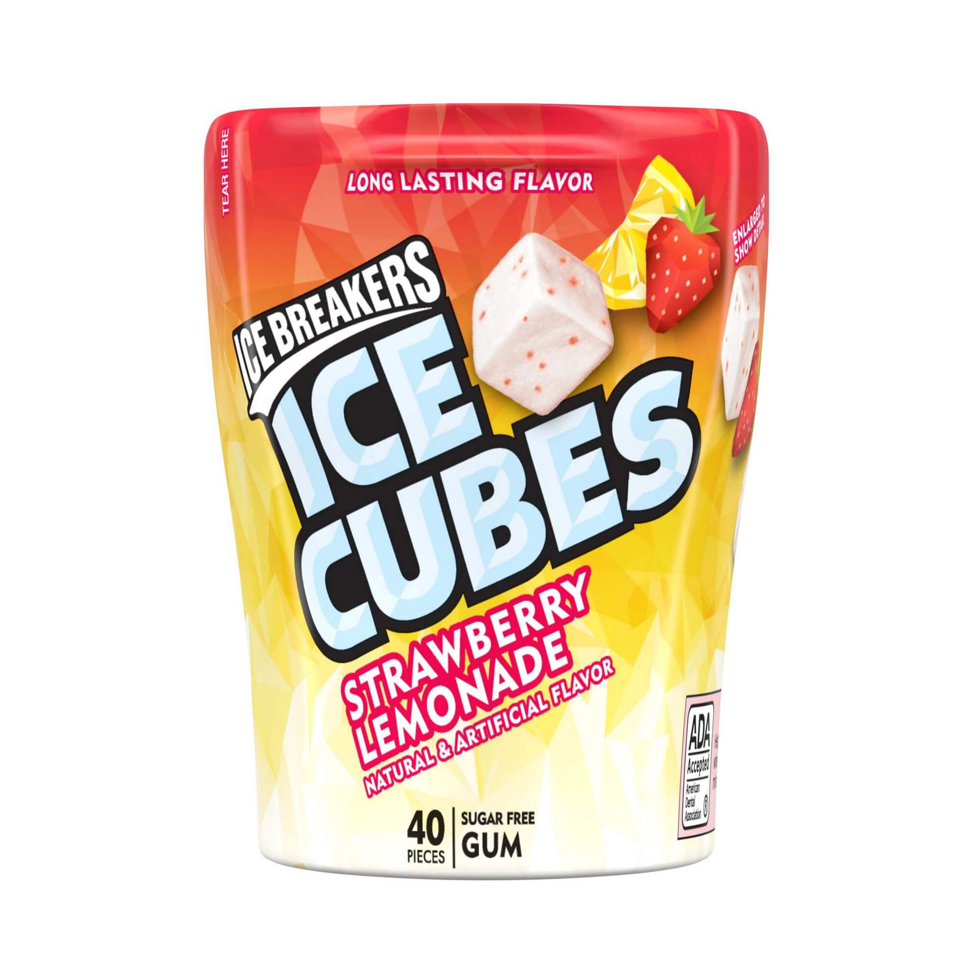 Läs mer om IceBreakers Ice Cubes - Strawberry Lemonade 92g