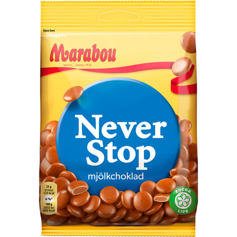 Marabou Never Stop 100g