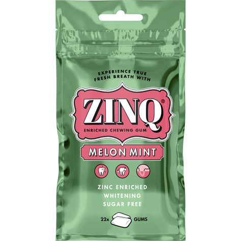 Läs mer om ZINQ Tuggummi Melonmint 31,5g