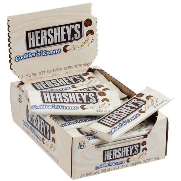 Bild av Hersheys Cookies N Creme 43gram x 36st