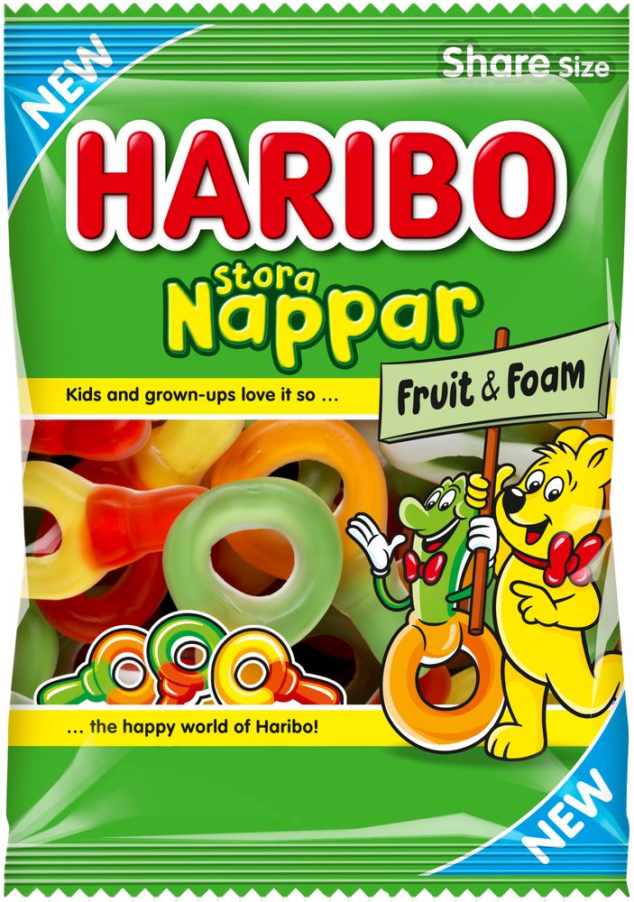 Läs mer om Haribo Stora Nappar 750g