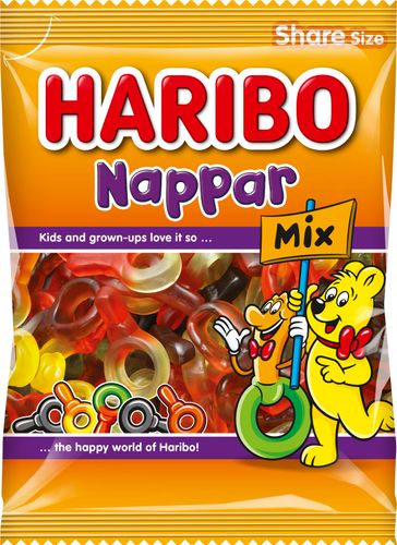 Läs mer om Haribo Nappar Mix 750g