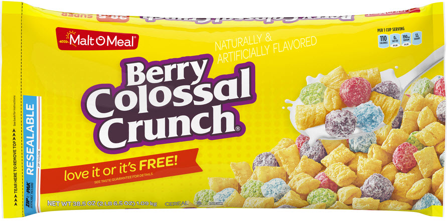 Läs mer om Malt-O-Meal Berry Colossal Crunch Cereal 978g