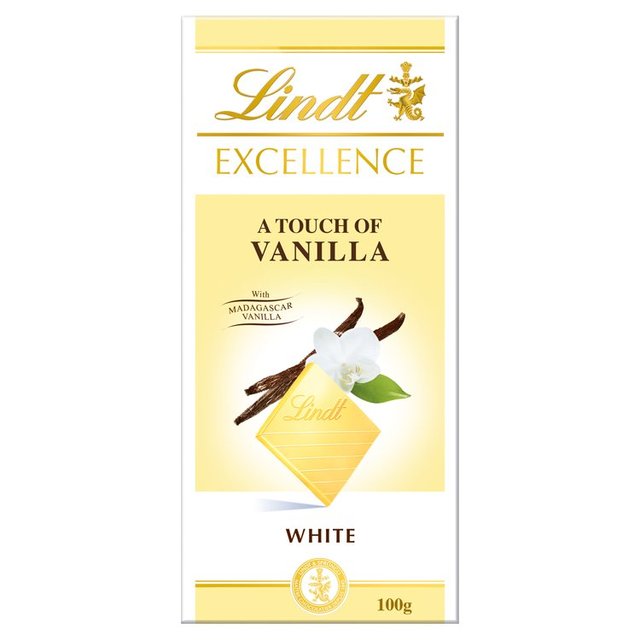 Lindt Excellence White Vanilla 100g