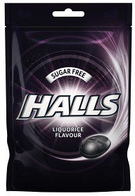 Läs mer om Halls Halstablett Liquorice 65g