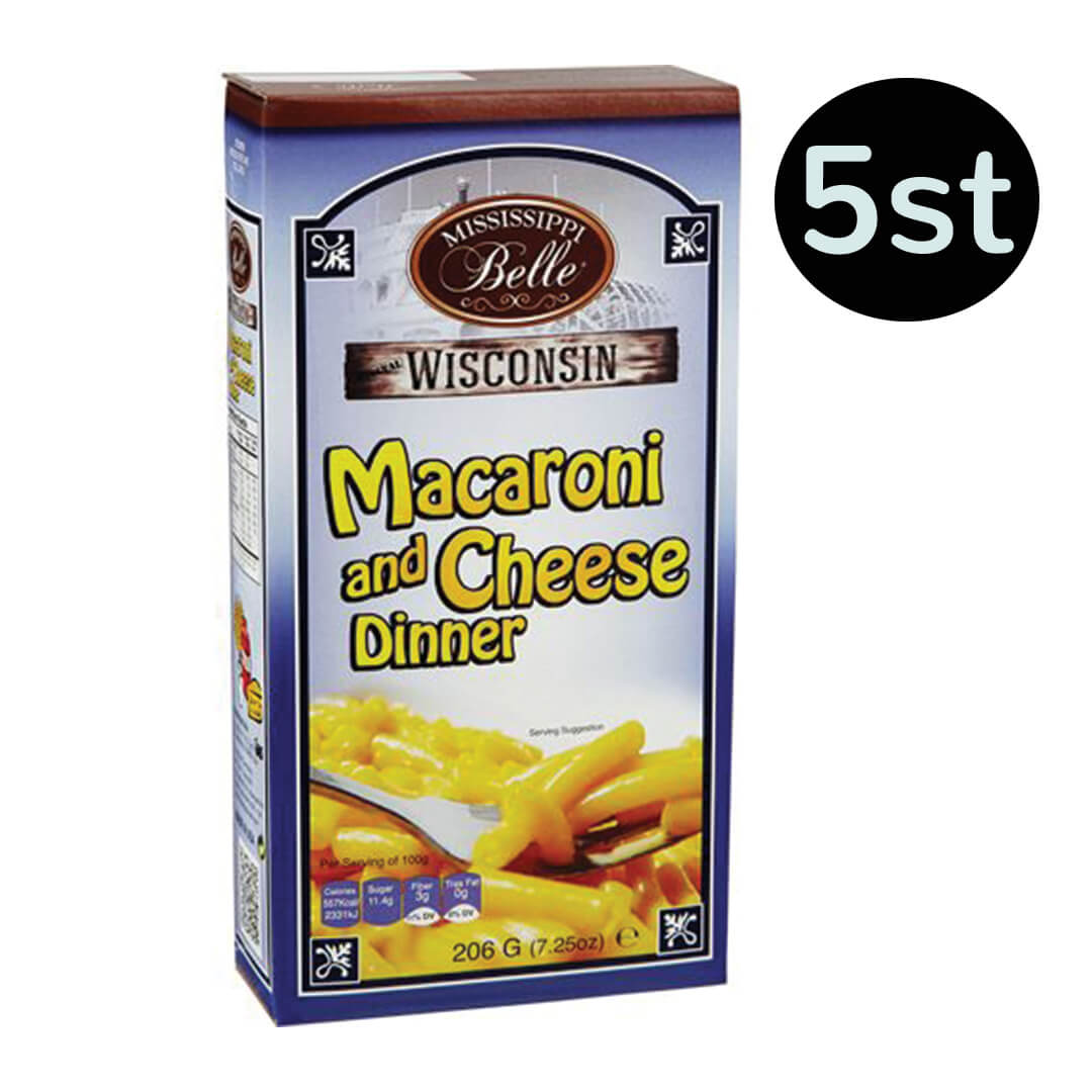 Läs mer om Mississippi Belle Macaroni & Cheese 206g x 5st