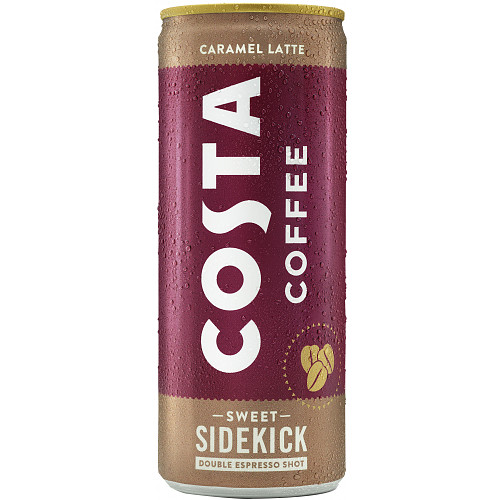 Köp Costa Caramel Latte 250ml hos Coopers Candy