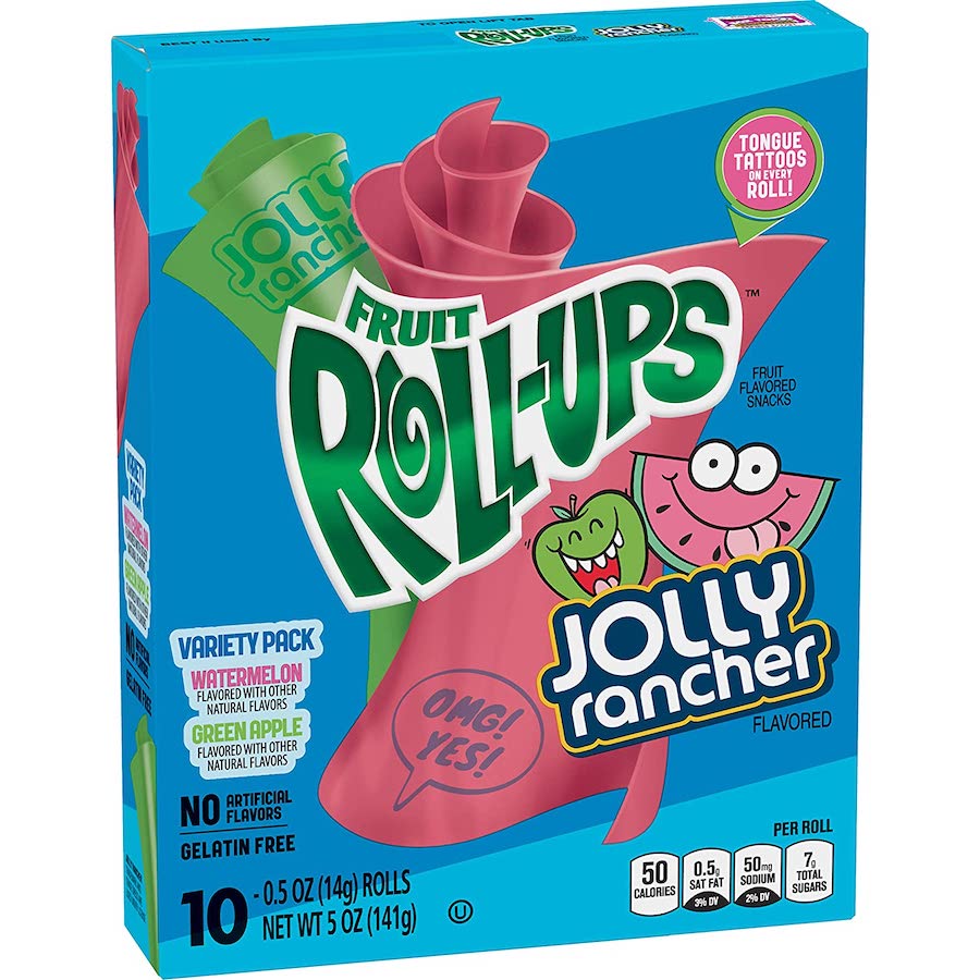 Läs mer om Fruit Roll-Ups Jolly Rancher 141g