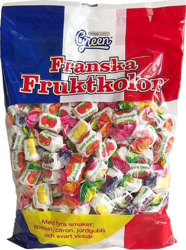 Läs mer om Franska Fruktkolor 725g