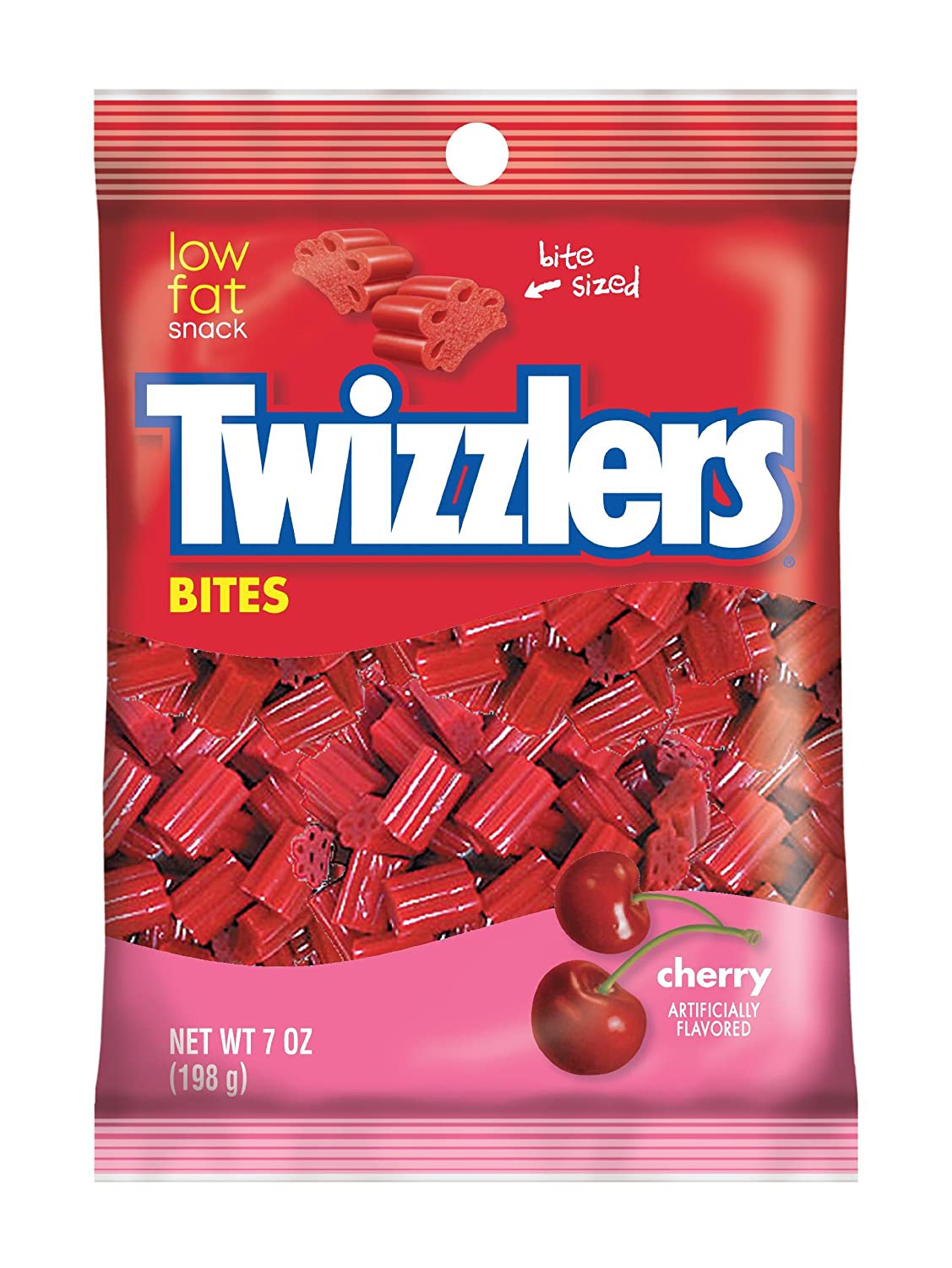 Läs mer om Twizzlers Cherry Bites 198g