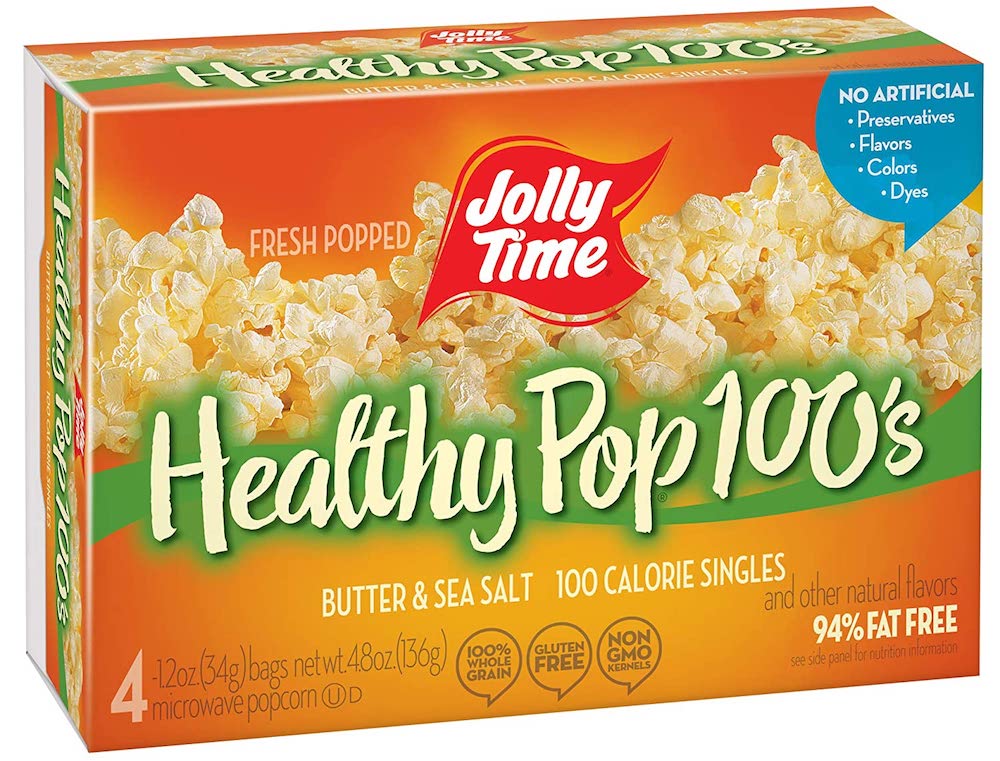 Läs mer om Jolly Time Healthy Pop 100s Popcorn 4-pack