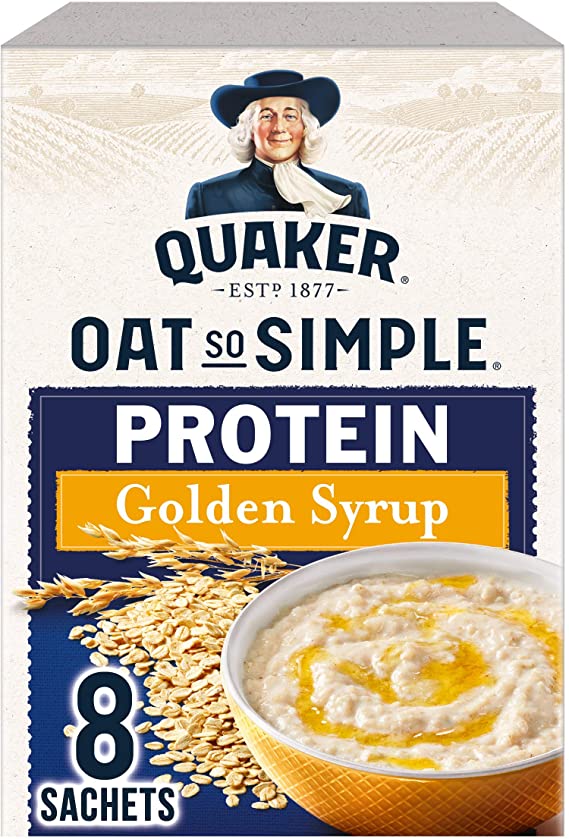 Quaker Oat So Simple Protein Golden Syrup 344g