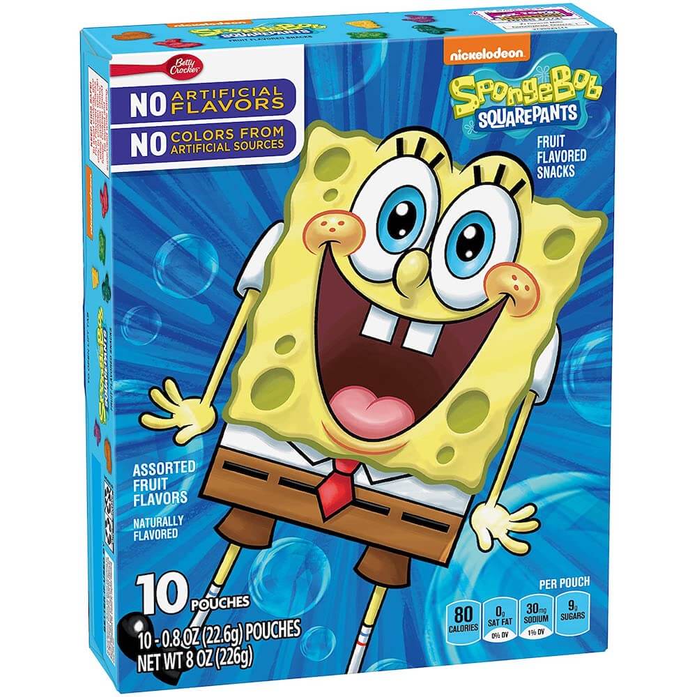 Läs mer om Spongebob Squarepants Fruit Snacks 226g