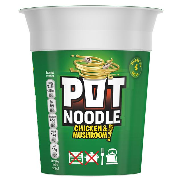 Läs mer om Pot Noodle Chicken & Mushroom Flavor 90g
