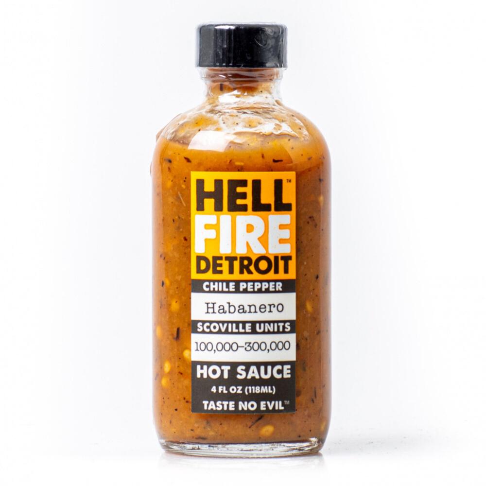Hell fire Detroit Habanero Hot Sauce 118ml