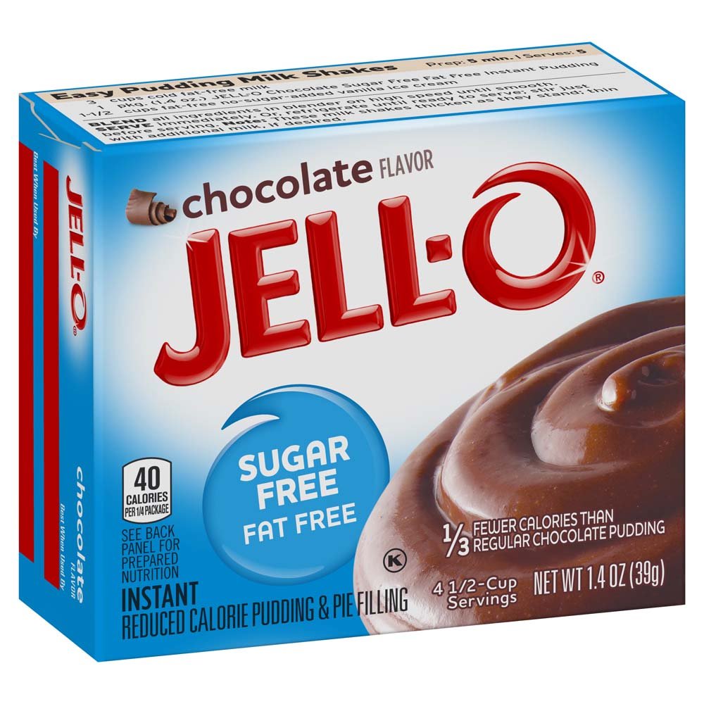 Läs mer om Jello Sugar Free Instant Pudding - Chocolate 39g