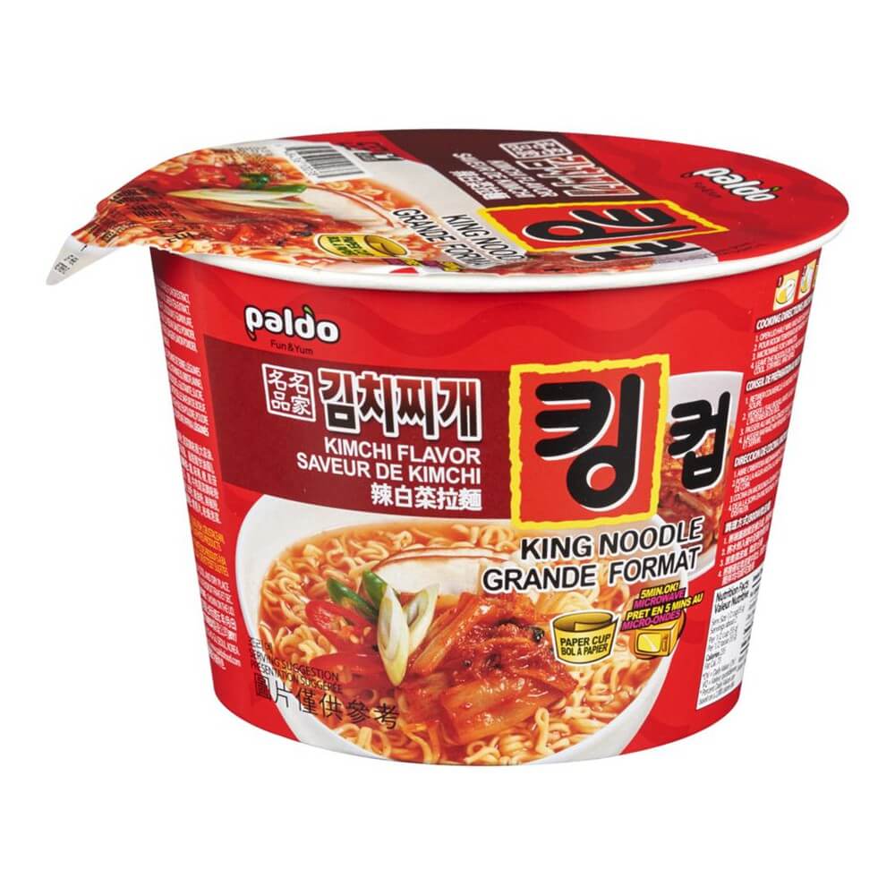 Läs mer om Paldo Kimchi Flavor Noodles Bowl 110g
