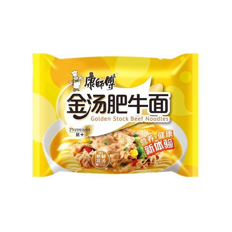 Läs mer om Kang Shi Fu Instant Noodle Golden Stock Beef Flavor 108g