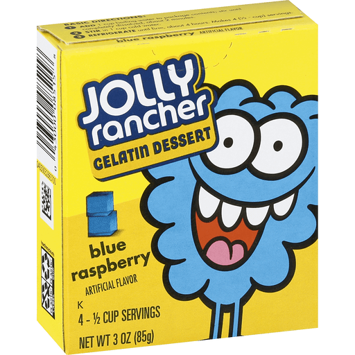 Köp Jolly Rancher Gelatin Blue Raspberry 85g hos Coopers Candy