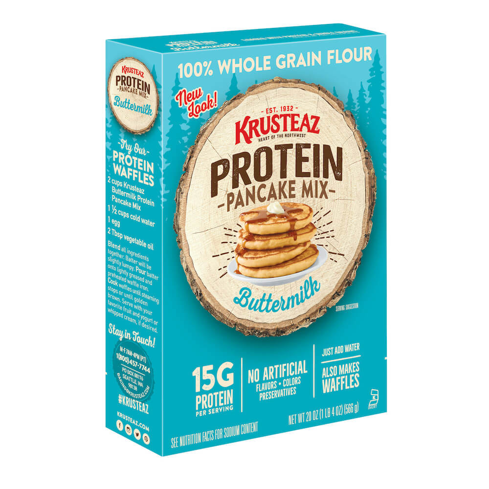 Läs mer om Krusteaz Protein Pancake Mix Buttermilk 566g