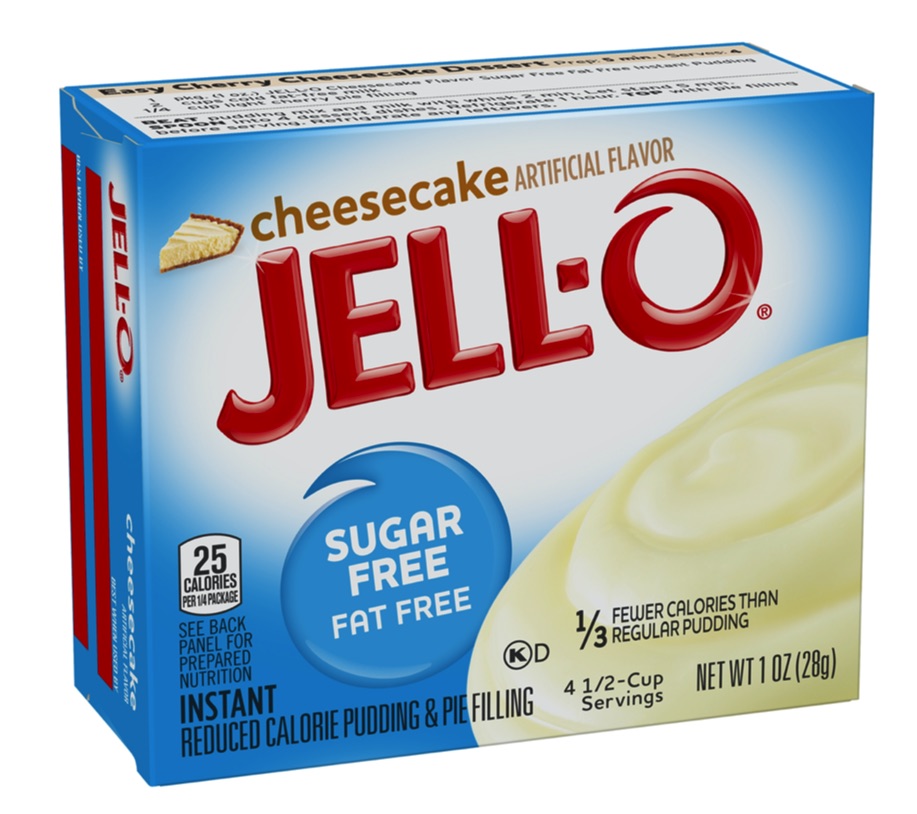 Läs mer om Jello Sugar Free Instant Pudding Mix - Cheesecake 28g