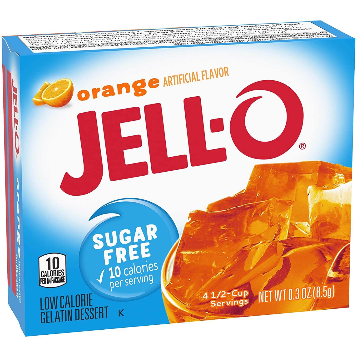 Jello Sugar Free Orange 8.5g