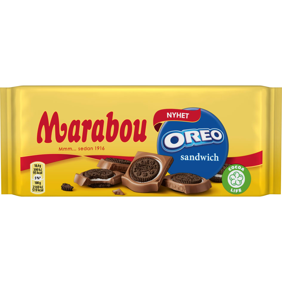 Läs mer om Marabou Oreo Sandwich 92g