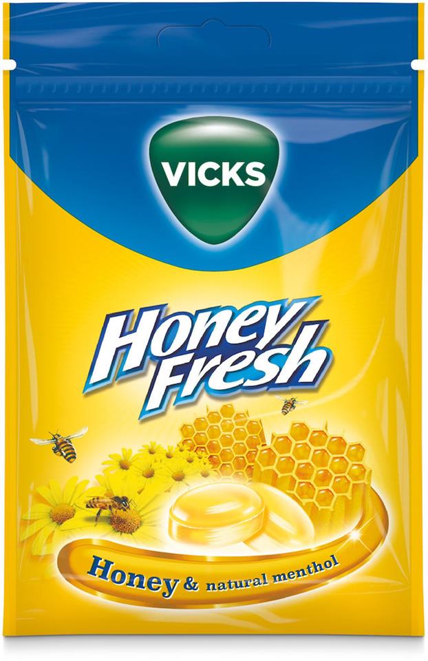 Läs mer om Vicks Honey & Natural Menthol 72g