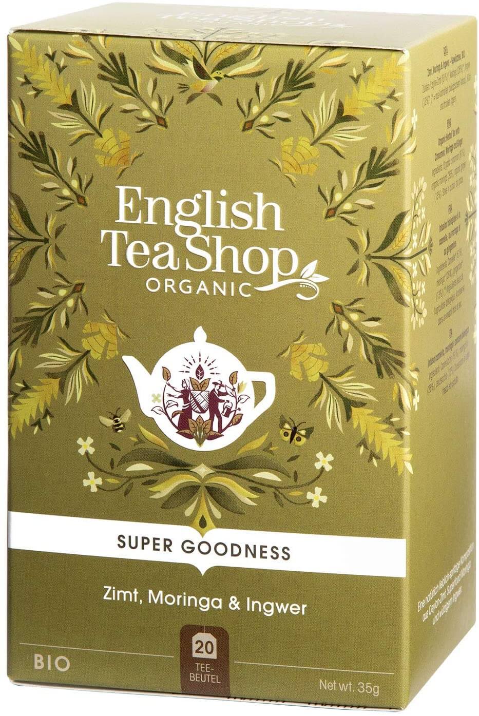 Läs mer om English Tea Shop - Super Goodness Cinnamon, Moringa & ginger