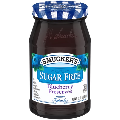 Smuckers Sugar Free Blueberry Preserves 361g