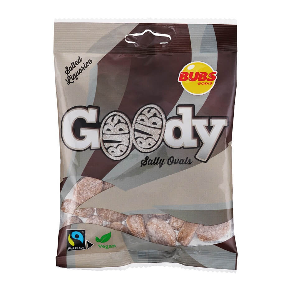 Läs mer om Bubs Goody Salty Ovals 90g