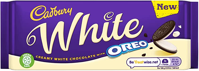 Cadbury Oreo White Chocolate 120g