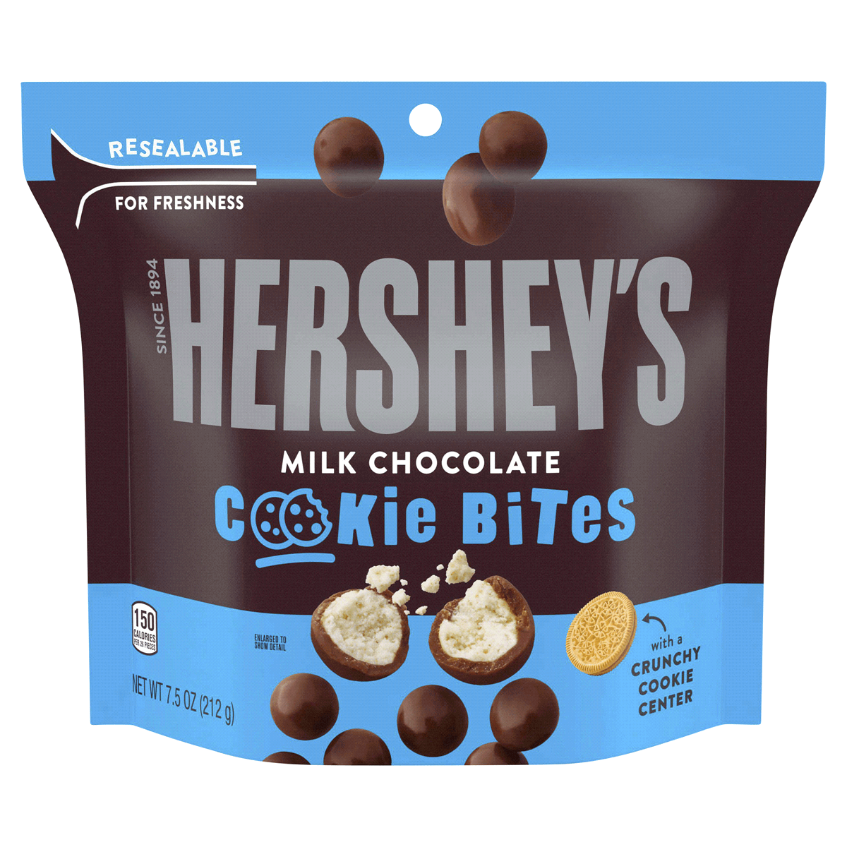 Hersheys Milk Chocolate Cookie Bites 212g
