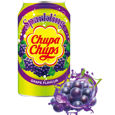 Läs mer om Chupa Chups Grape Soda 345ml