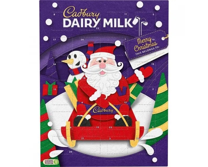 Cadbury Dairy Milk Chocolate Advent Calendar 90g