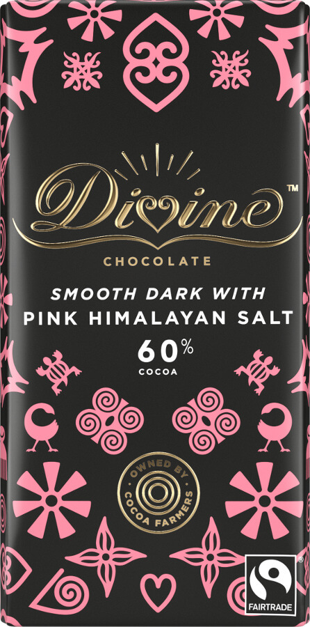 Bild av Divine Chocolate Dark Chocolate & Sea Salt 90g