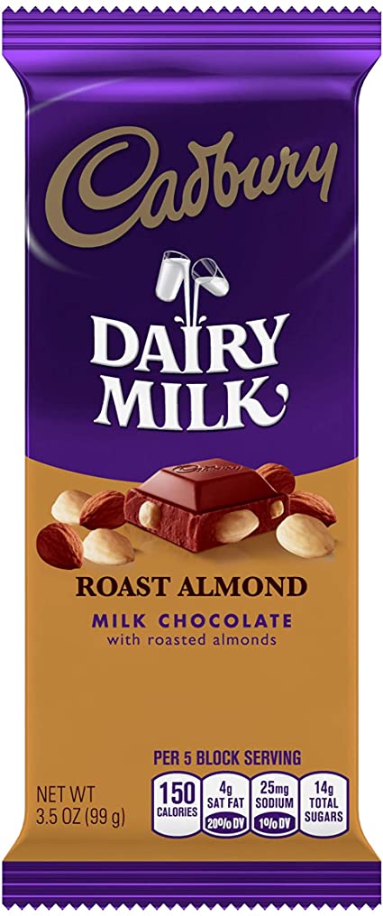 Cadbury Dairy Milk Roast Almond 99g